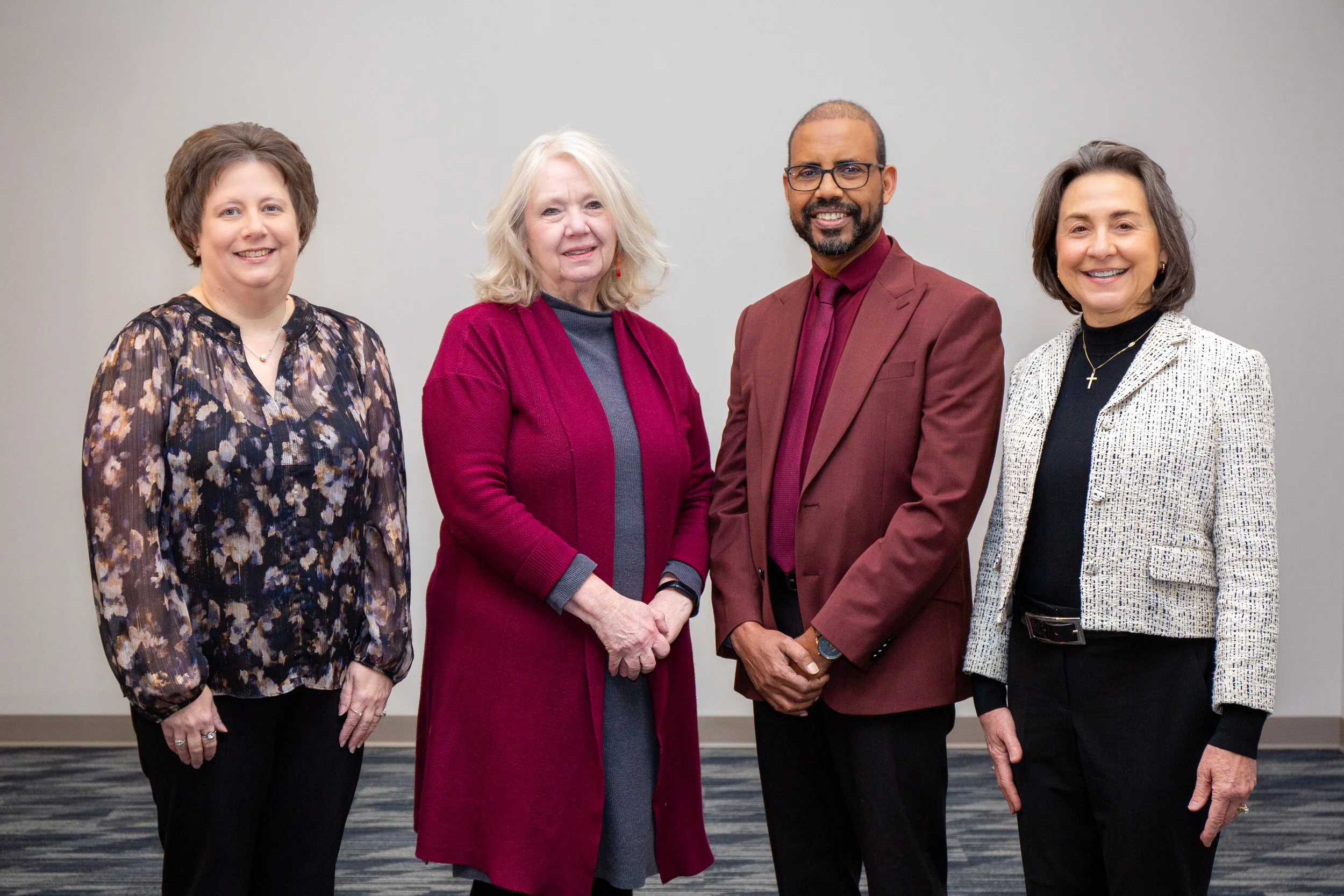 Award Winners Teresa Freitag, Mary Zaffke, Assistant Commissioner Dr. Robsan Halkeno Tura, and Dr. Adele Della Torre