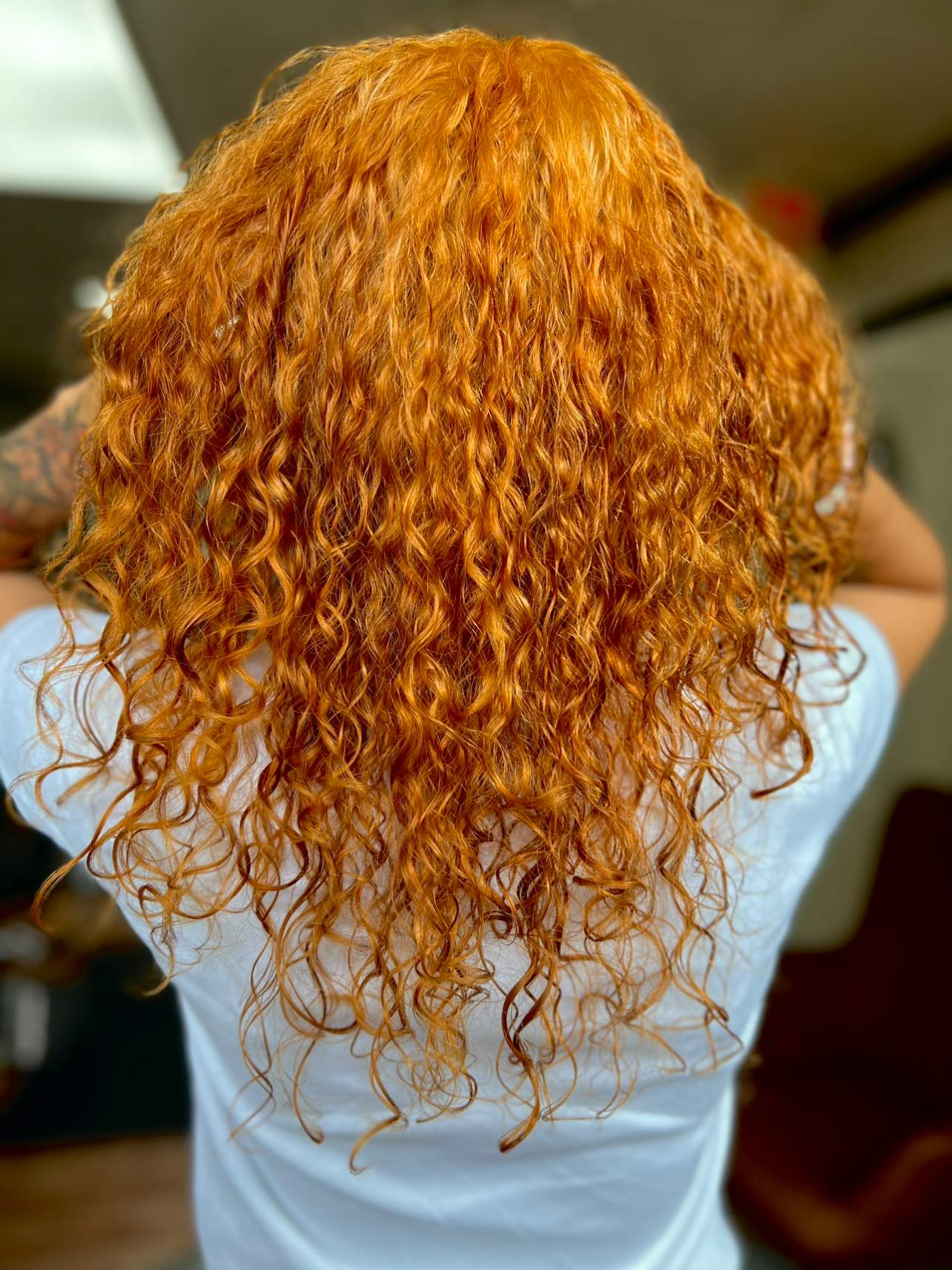 Copper curly transformation