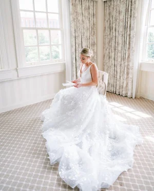 Luxury bridal party styling
