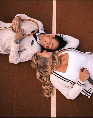 Luxury tennis engagement editorial hair by Kanika Styles