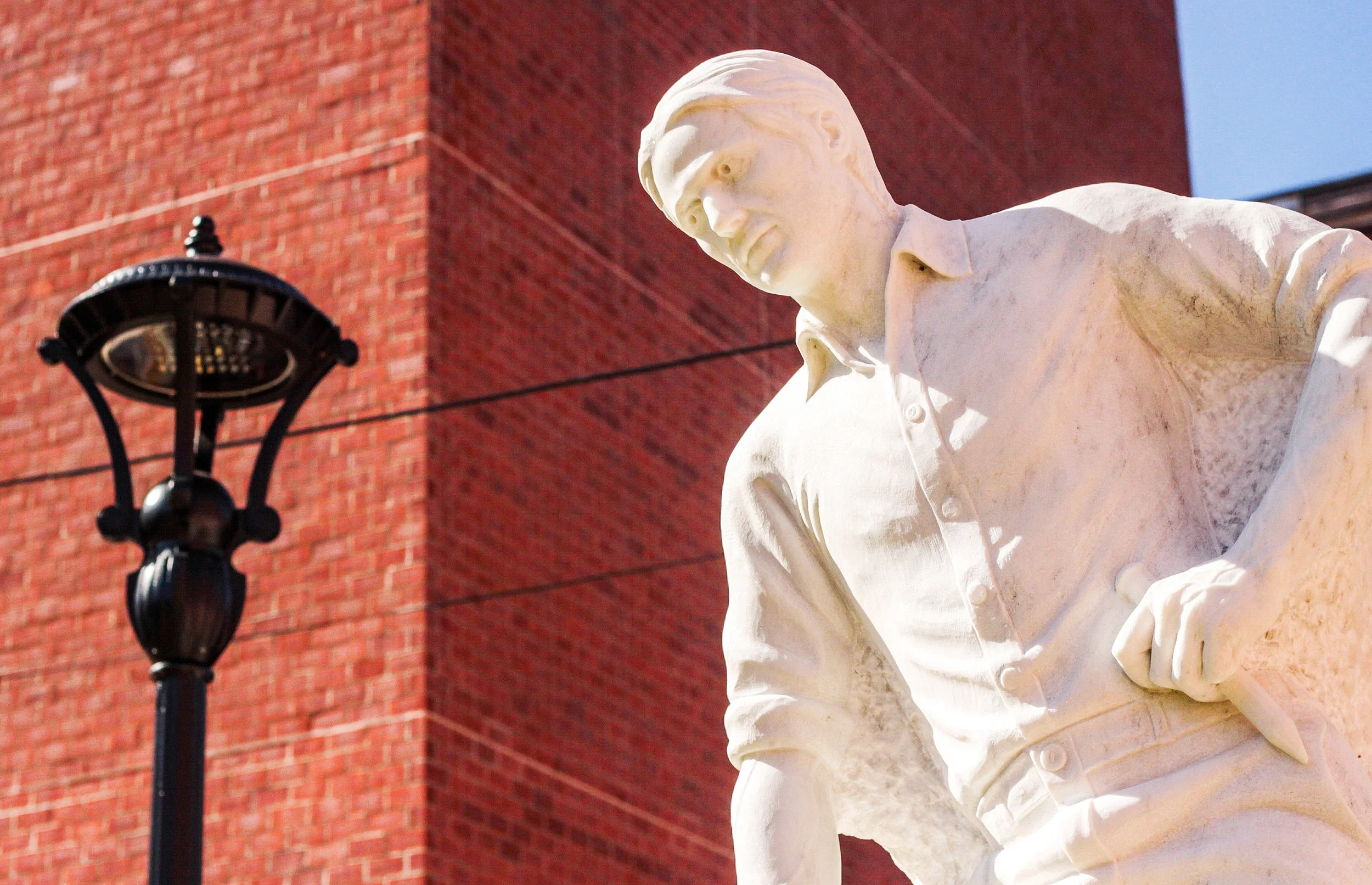 “Stone Legacy,” Alessandro Lombardo and Andrea Ingrassi, 2018, Center Street Marketplace Park.