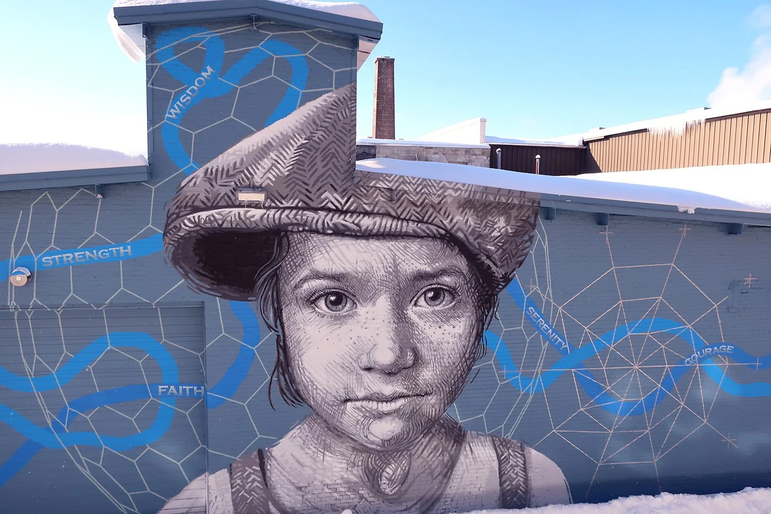 "Rise Up Rutland," Lmnopi, 2020, Marble Valley Strength & Conditioning, Howe Center