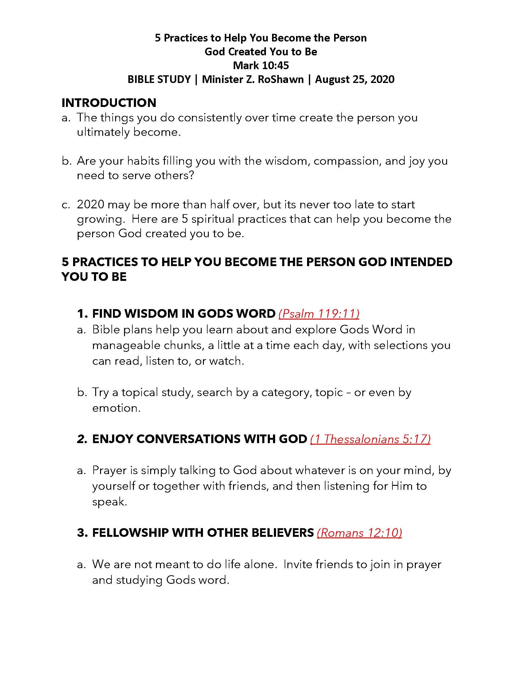 Bible Study Click The Image For The Lesson Outline — Cornerstone Church