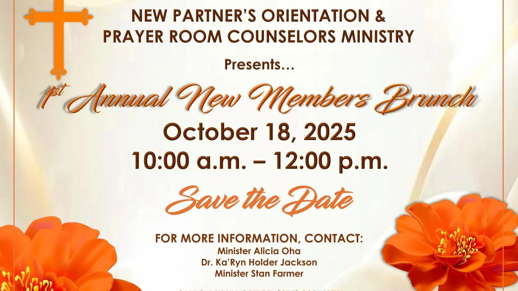 1st Annual New Members Brunch