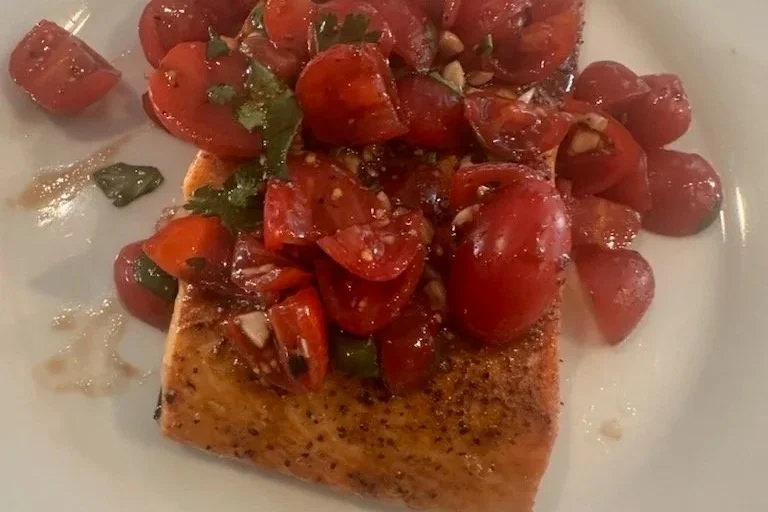 Salmon Bruschetta