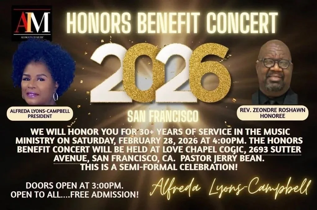 AIM Honors Benefit Concert 2026 - Rev Zeondrae RoShawn, Honoree