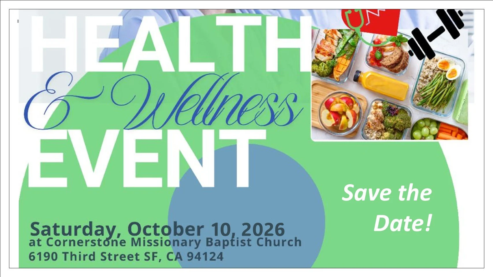 Save the Date - Wellness Event 2026