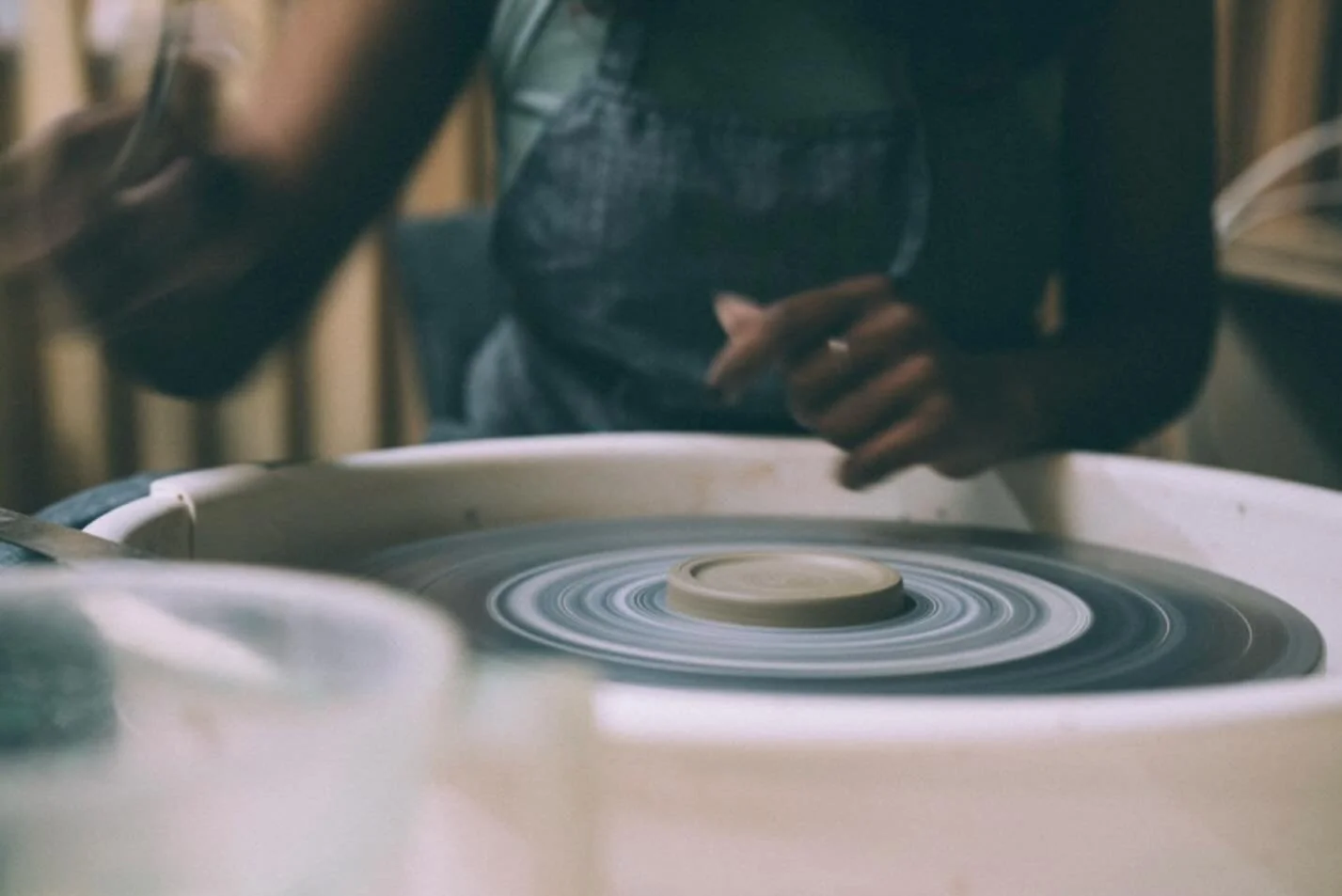 When we say &ldquo;designed and made in Abu Dhabi&rdquo; this is it, or at least a little bit of it. 
Making things here to help tell stories from here. 
Side note: if someone can combine a record player with a pottery wheel it might be really cool. 