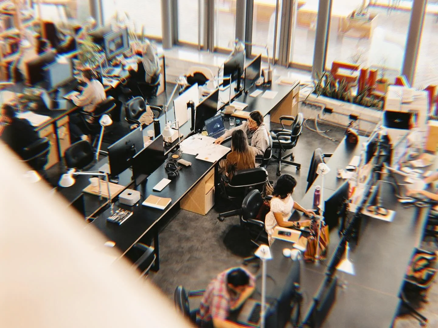 The control center. Except things are never really under control because design works best with a little hint of chaos.