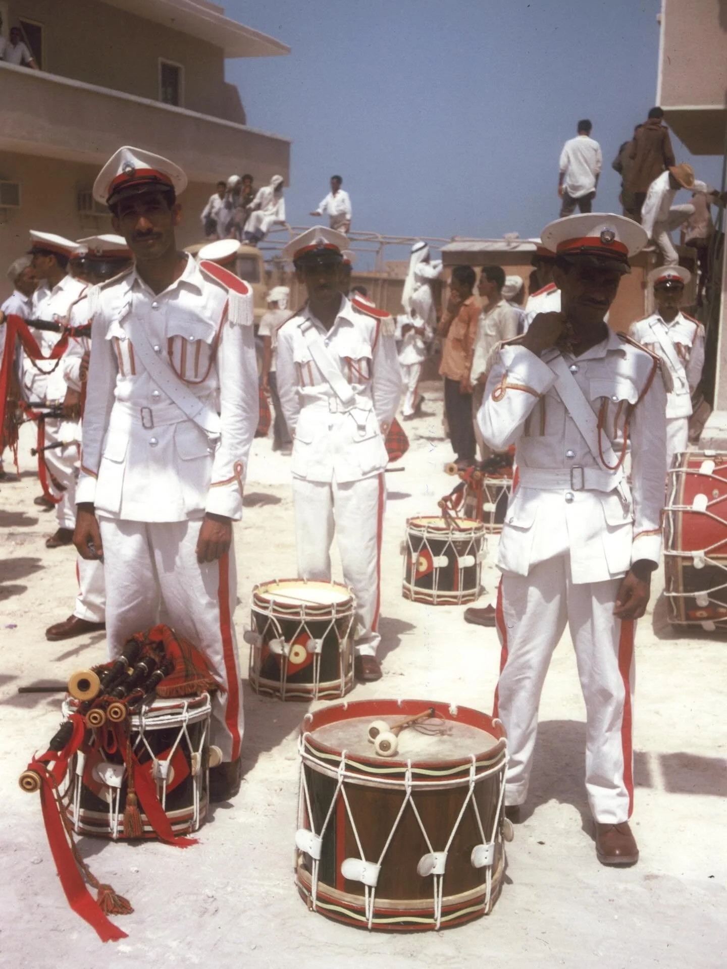 The coolest thing about what we do is not the projects, but the people we meet through them. 
A few years ago, through a book on Abu Dhabi architecture, we had the absolute privilege of meeting Berj, the guy who took these photos and who played his o