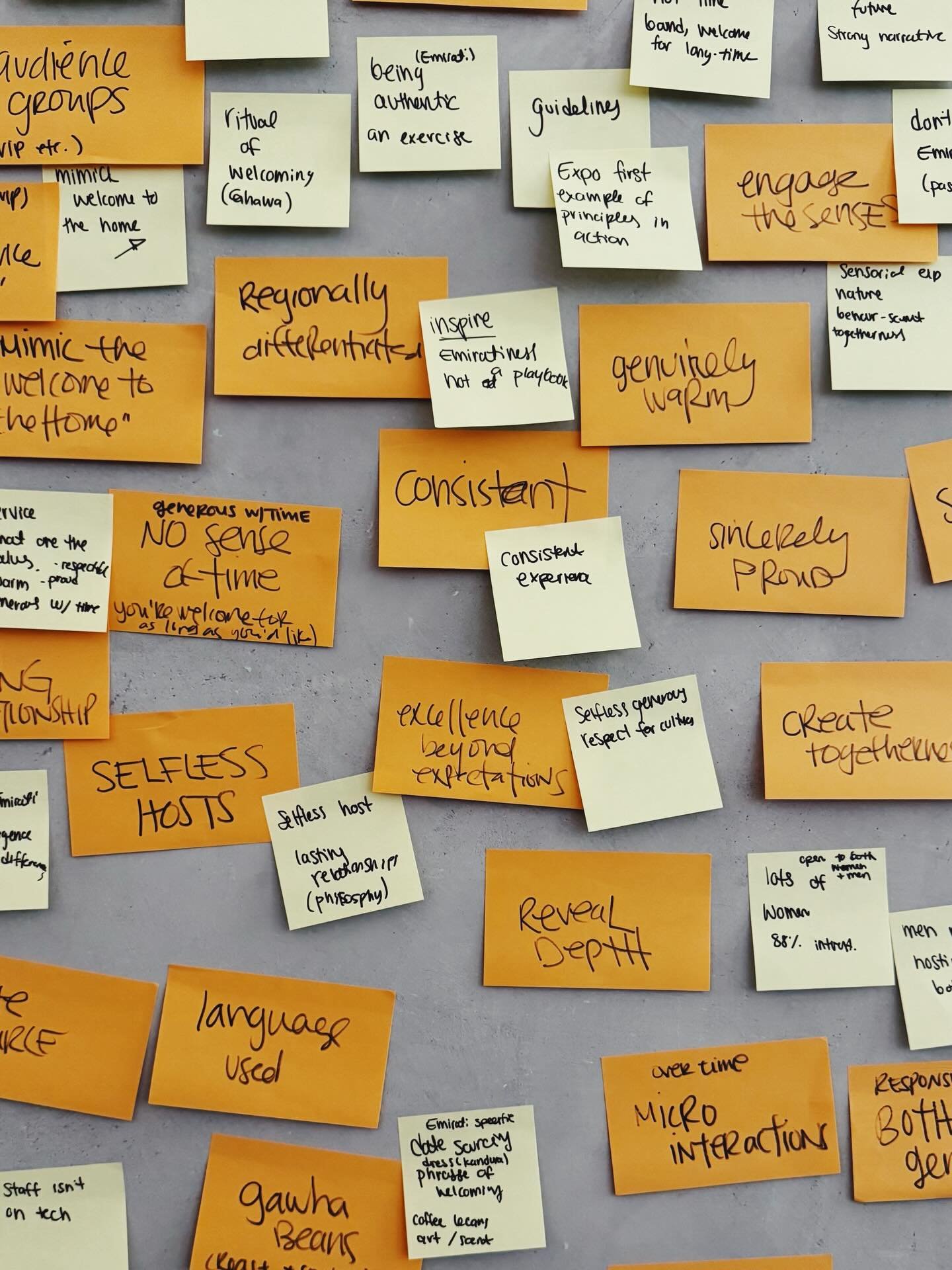 When you&rsquo;re unsure if &ldquo;Consistent&rdquo; is with an a or an e but the ideas keep coming and you&rsquo;ve got to keep scribbling and the wall is filling and everybody is talking and then you can&rsquo;t even spell the next word either and 
