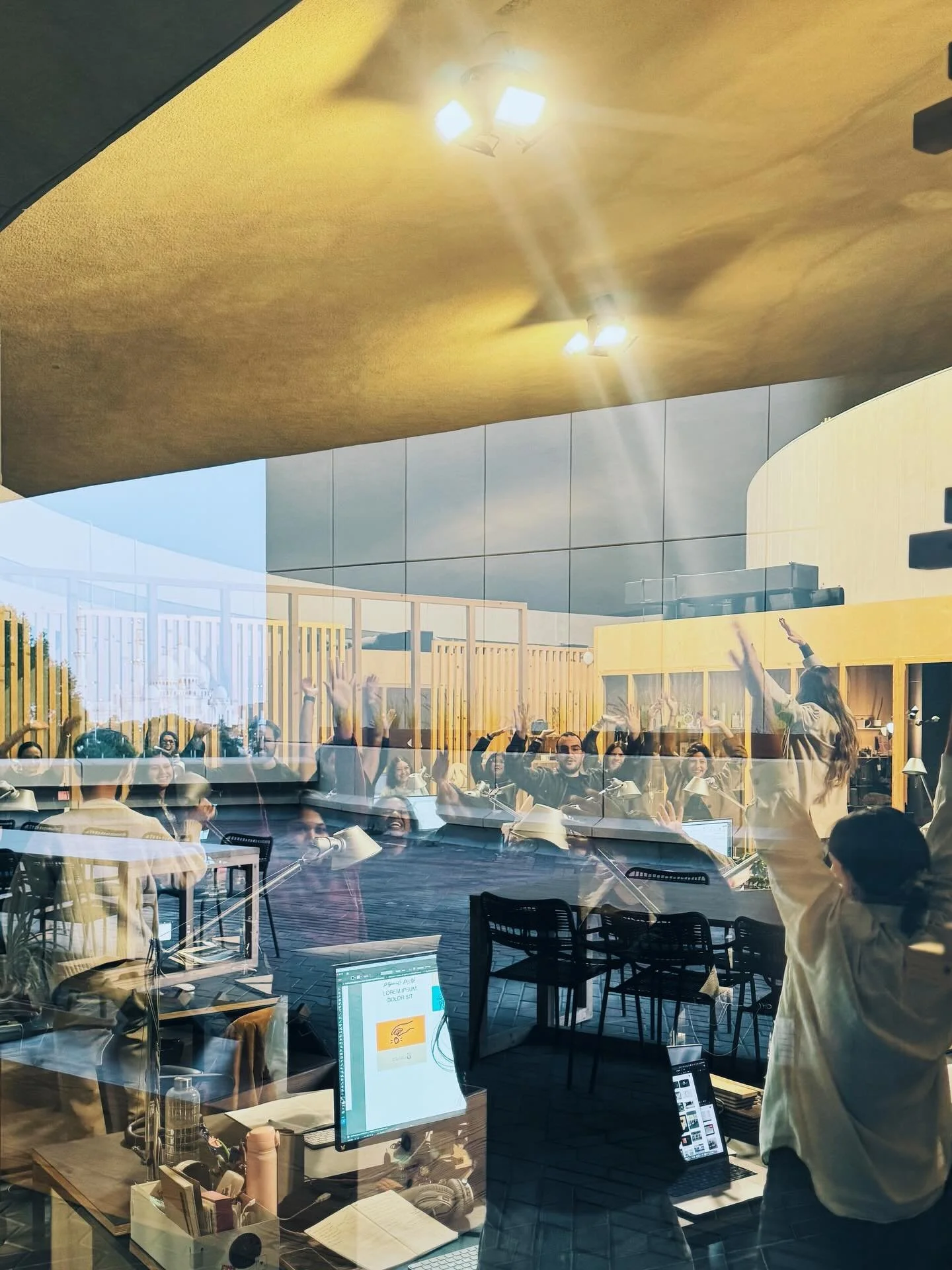 Not sure what our first post of 2026 should be so here&rsquo;s some of team awkwardly waving/dancing/YMCAing as the sun sets on the 2nd day back in the Studio. 
And just for reference, this year will be awesome. We&rsquo;re claiming it for you and us