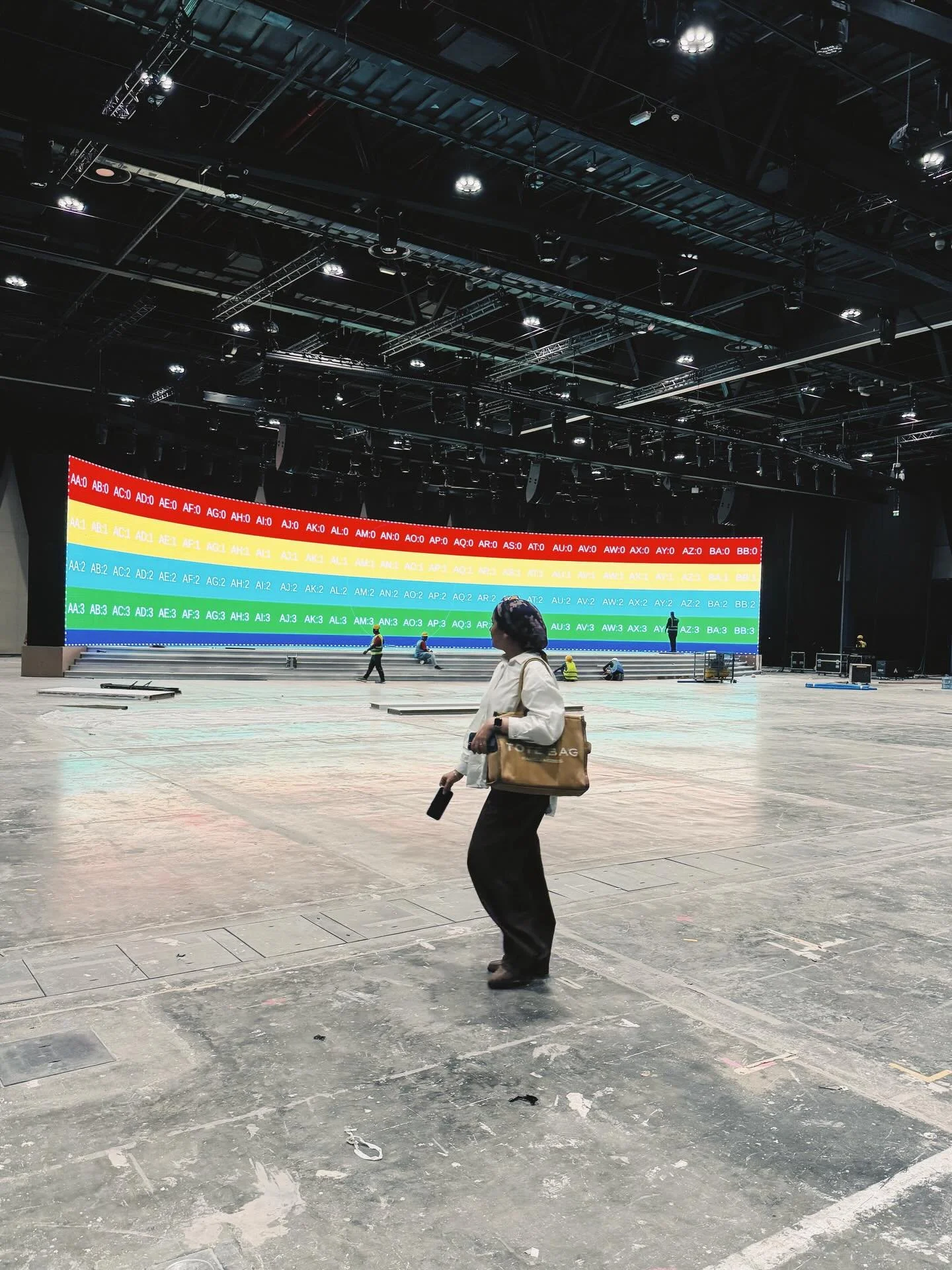 Definitely the biggest screen we designed something for this week. Also a reminder that designers do actually need to know maths and can&rsquo;t ignore it because they&rsquo;re &ldquo;creative&rdquo;.