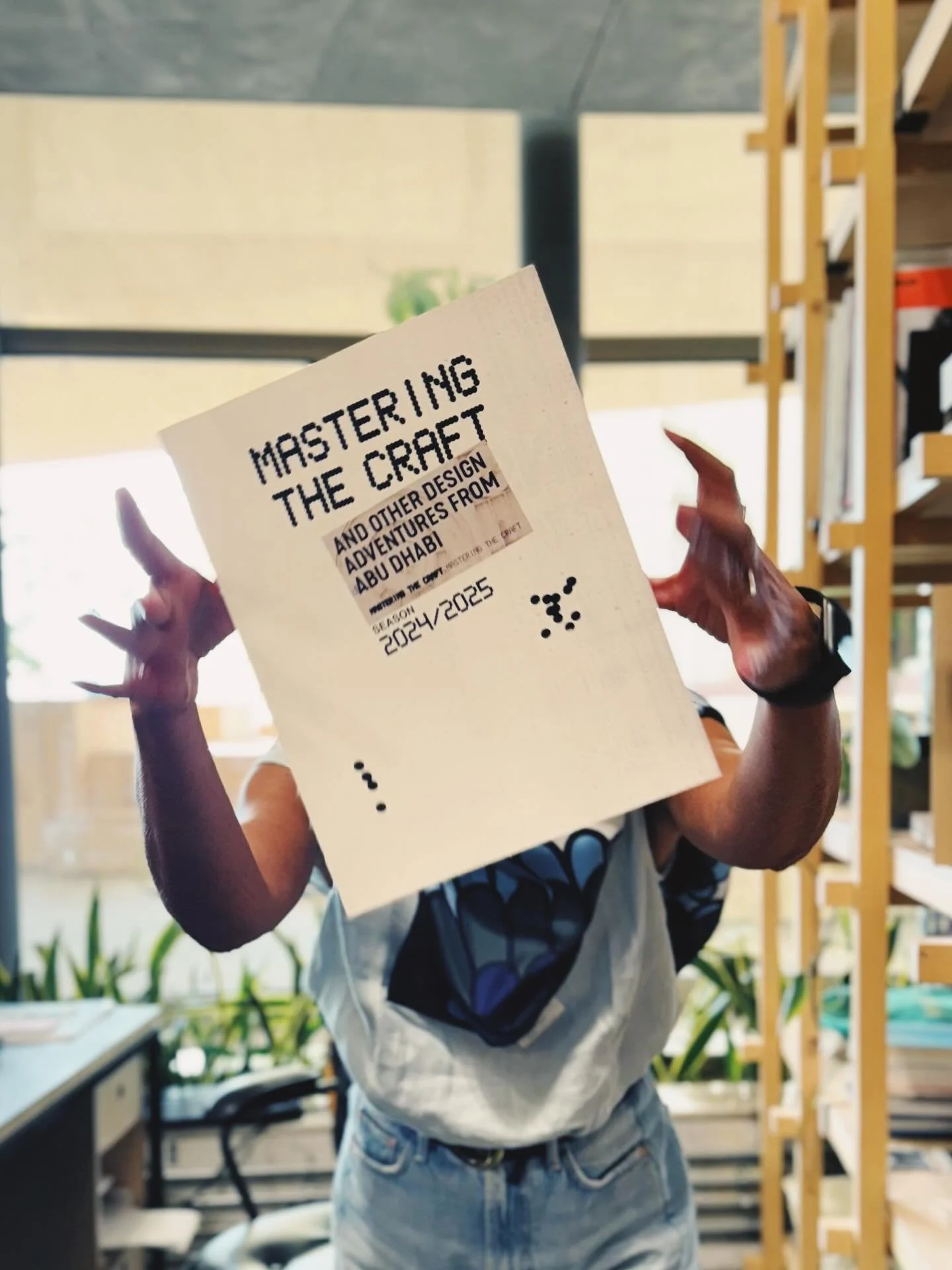 Things we&rsquo;re working on this year:
1. Publishing more. We really want to capture all the good stuff that happens here and start sharing some of thinking behind our design adventures. This flying book is the recap of last years Abu Dhabi Session