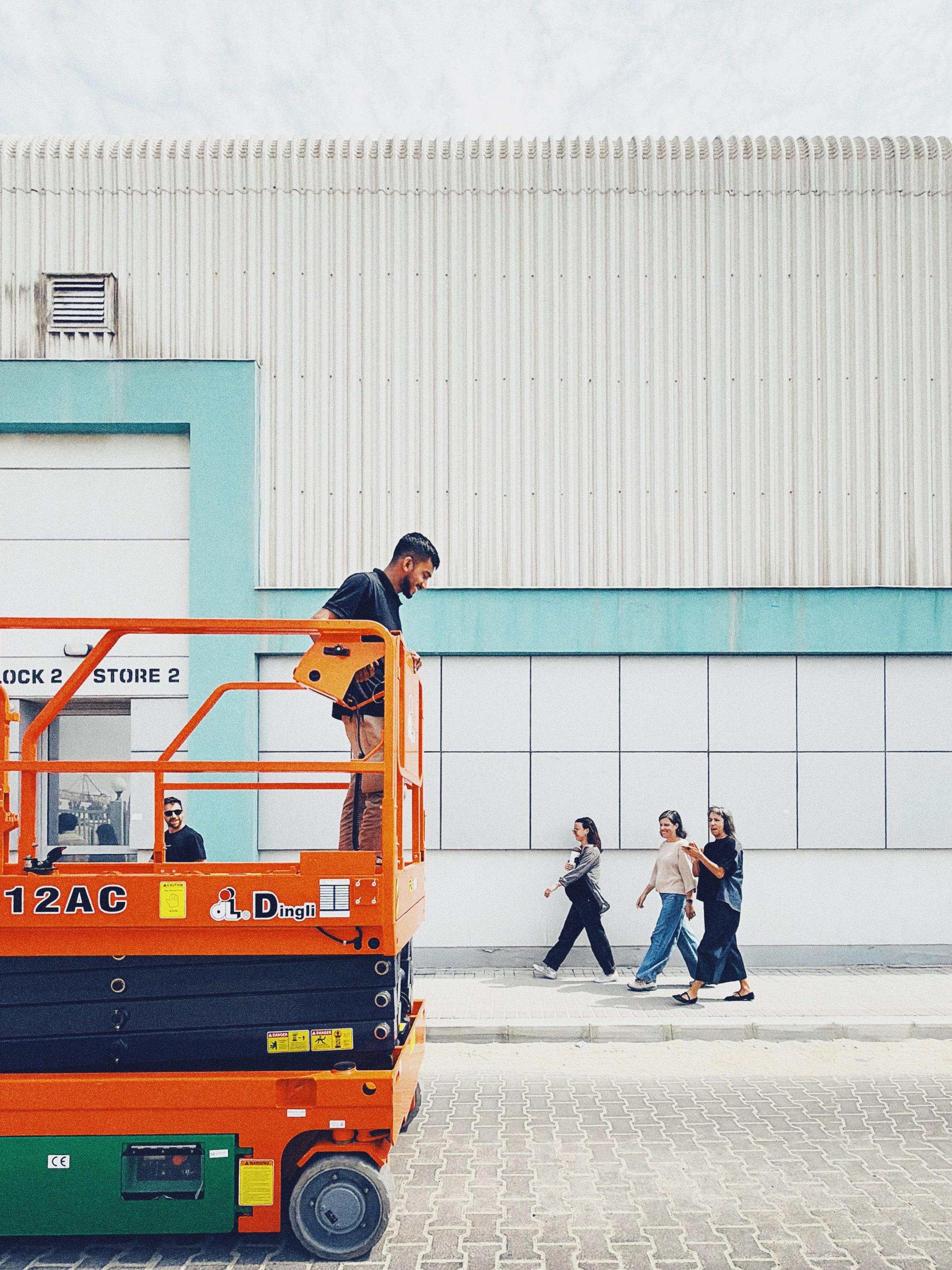 It&rsquo;s not &ldquo;international clap for the guy driving the scissor lift day&rdquo;, but it should be. 
Side note: this is probably the coolest vehicle we own.