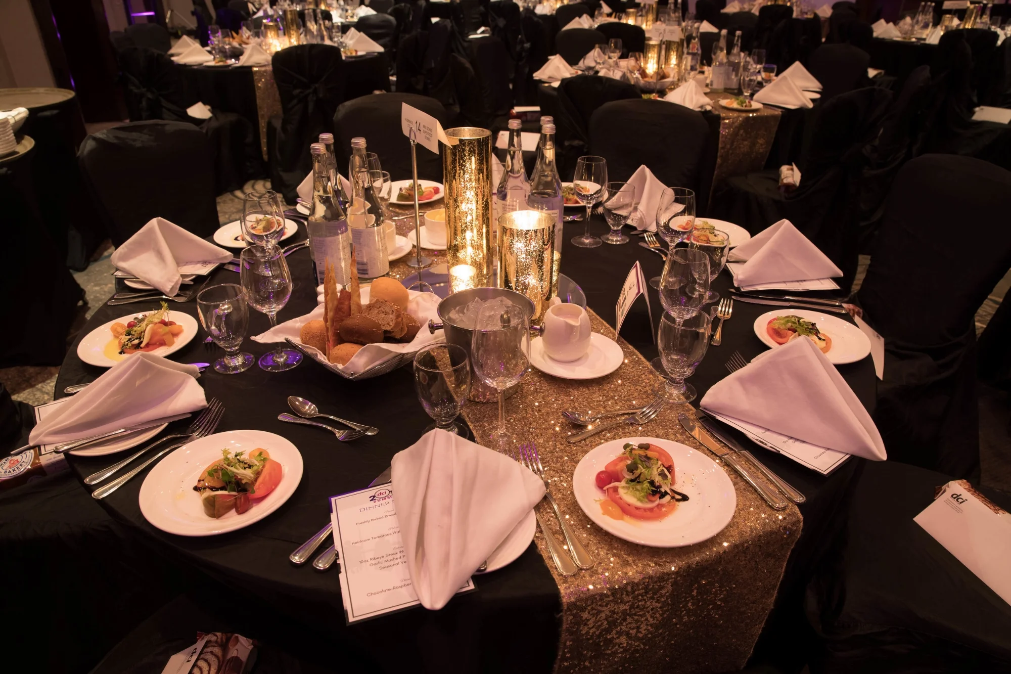 Included with the Gala Dinner is a full course meal, entertainment, featured products, product coupons and a memorable night!
