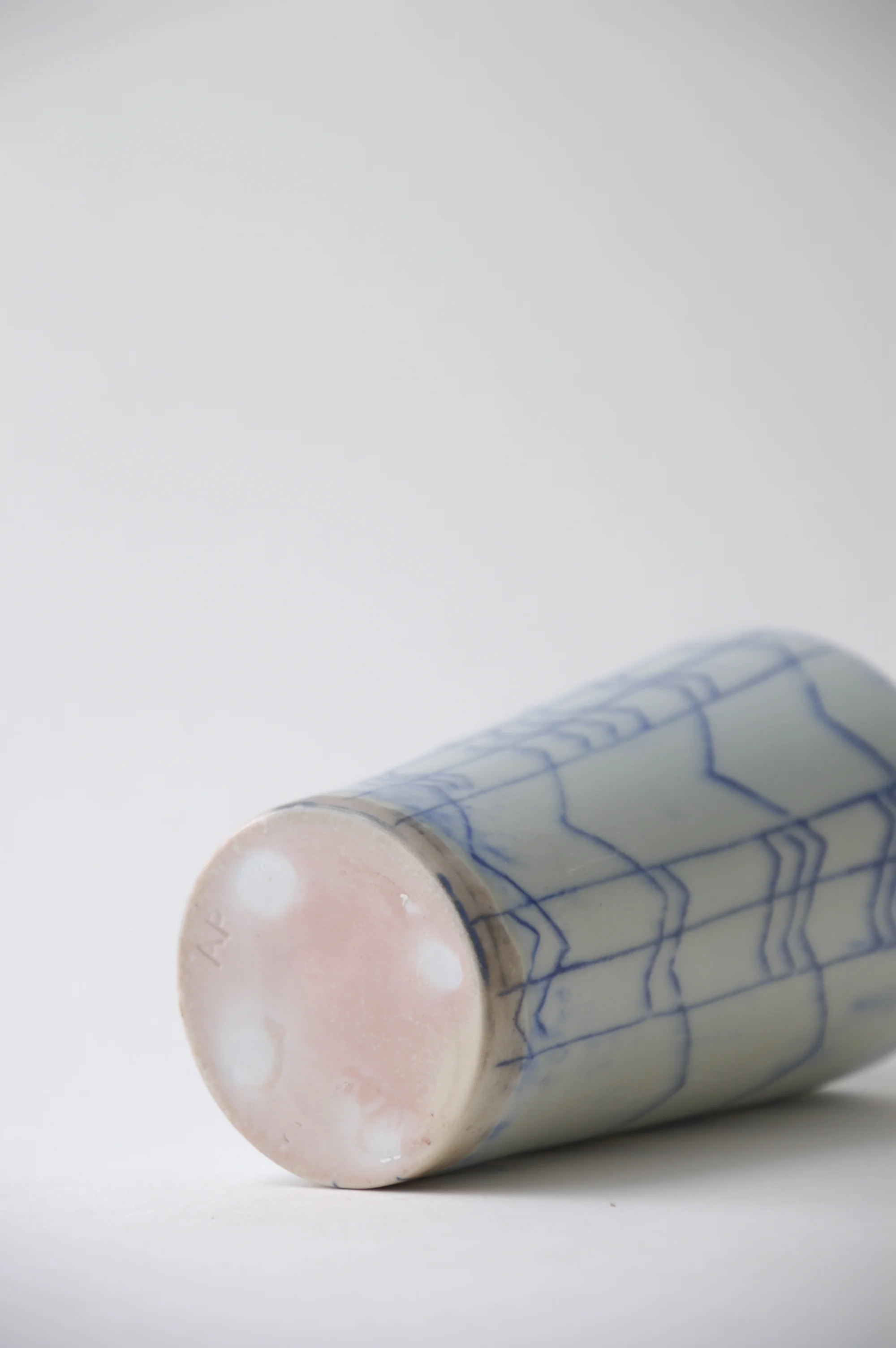 Striped Celadon Tumbler