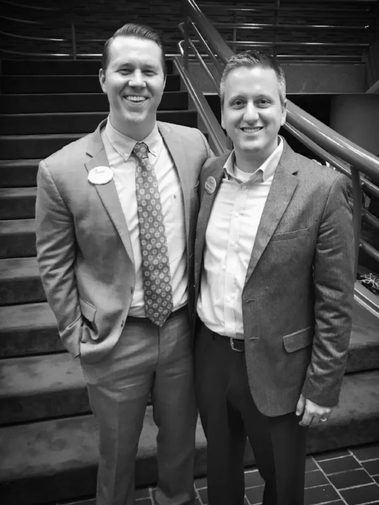 Ryan & Luke at Luke's Owner/Operator Graduation in Atlanta, GA.