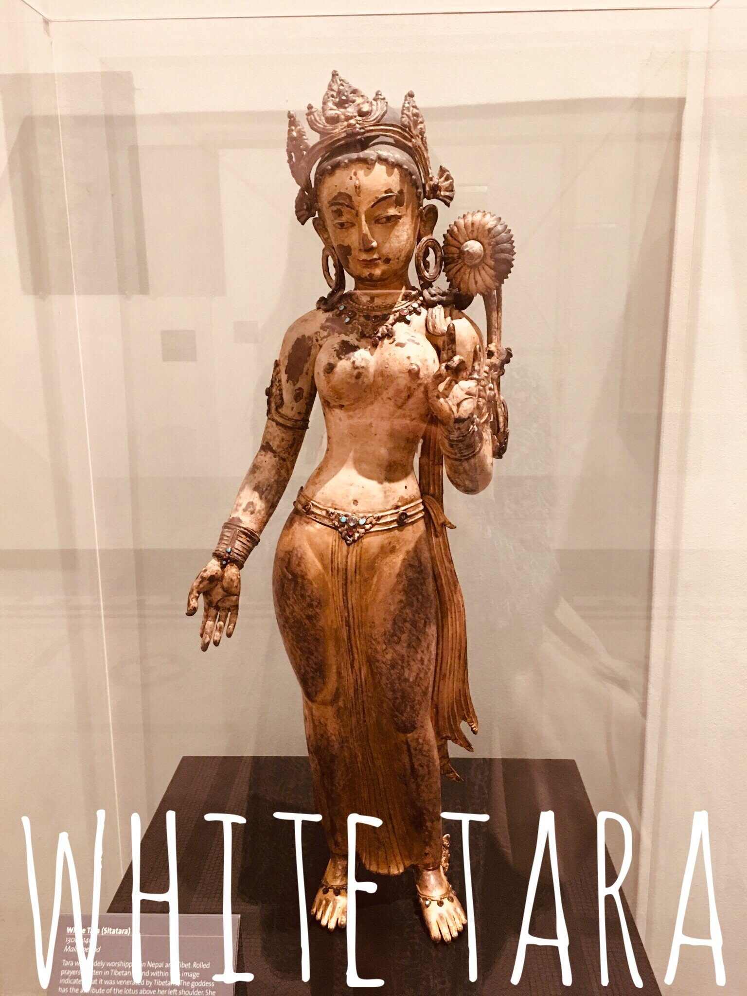 Look who I met at the V&A!!! The miracle is that I had only a few minutes to find Her (I could feel Her calling) and it happened!