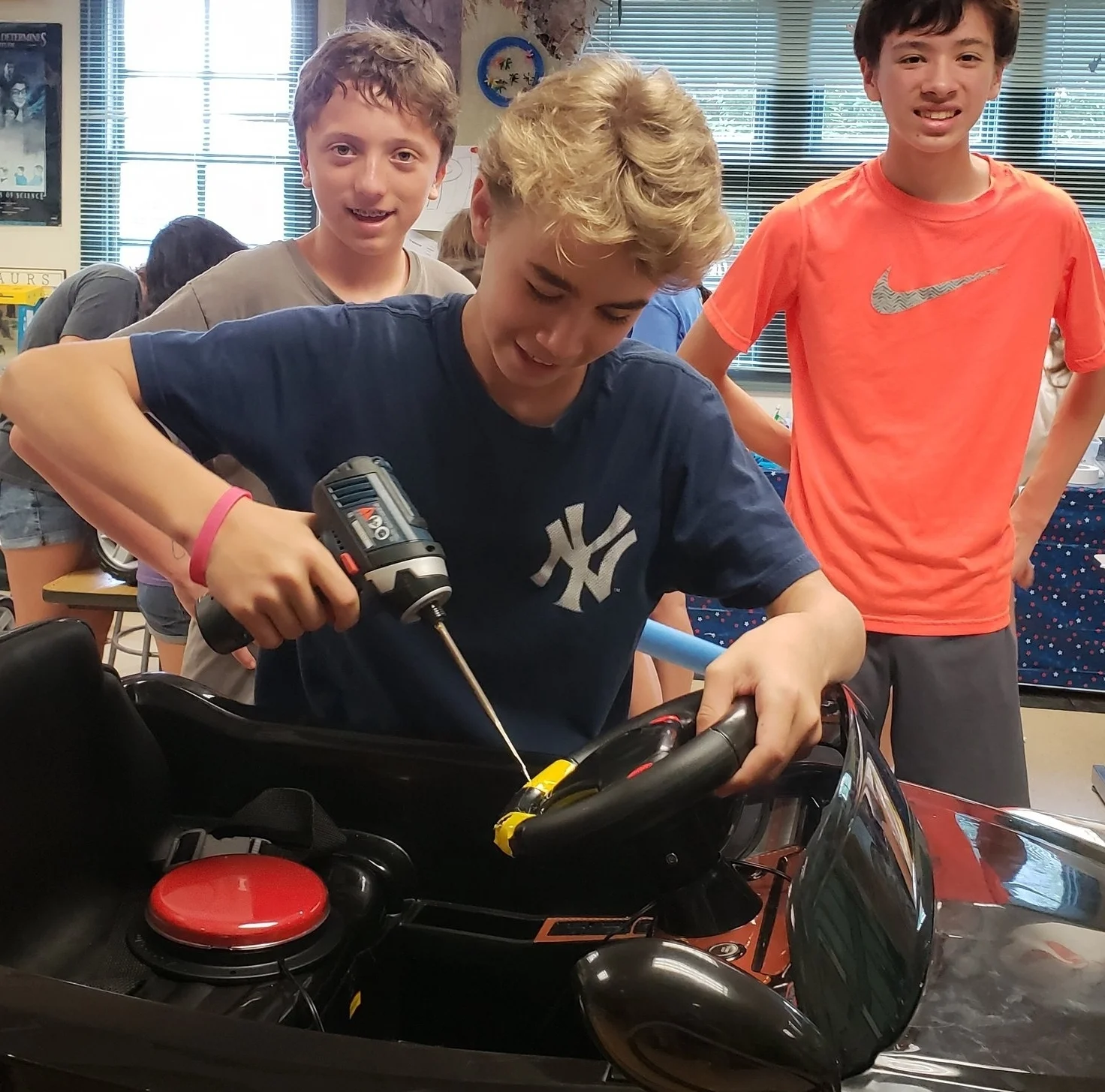 Modifying a steering wheel!