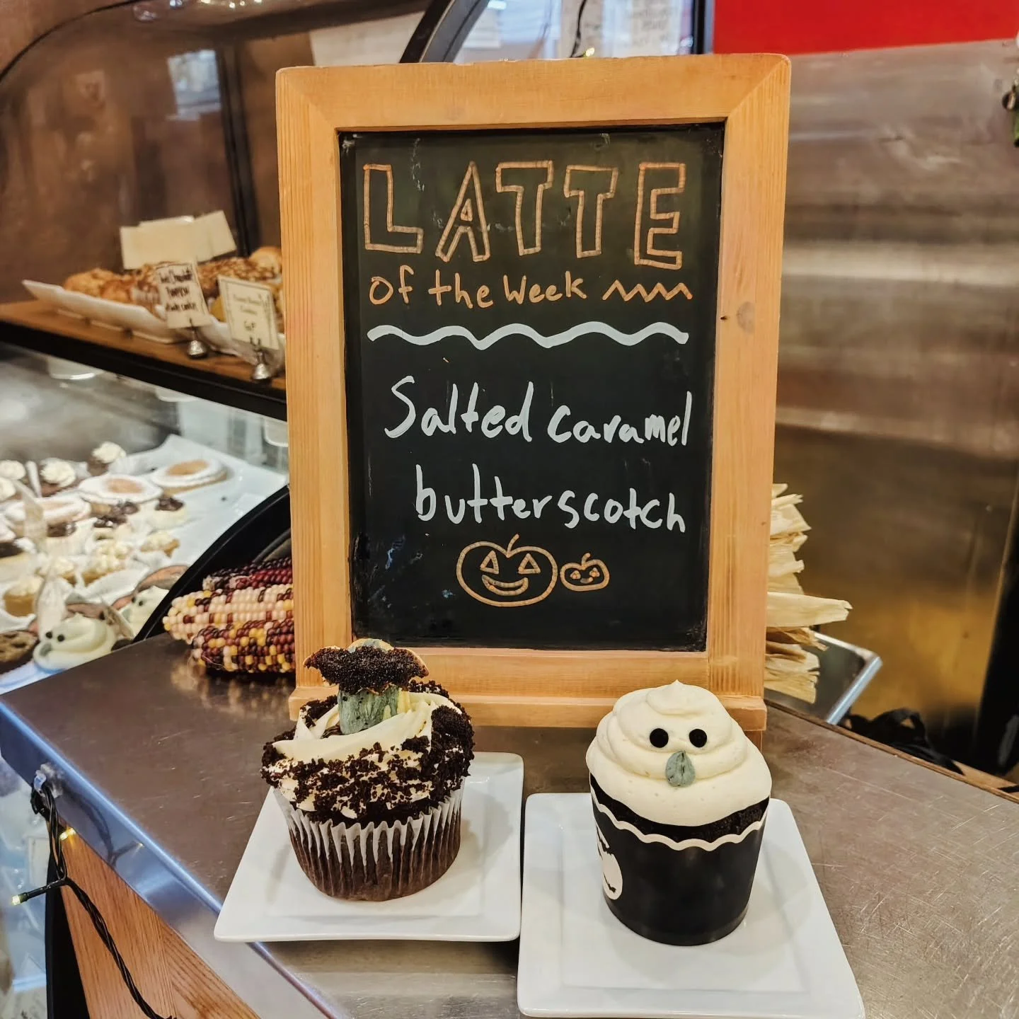 Come try our Spook-tacular treats!!! AND killer lattes. They are to Die for!