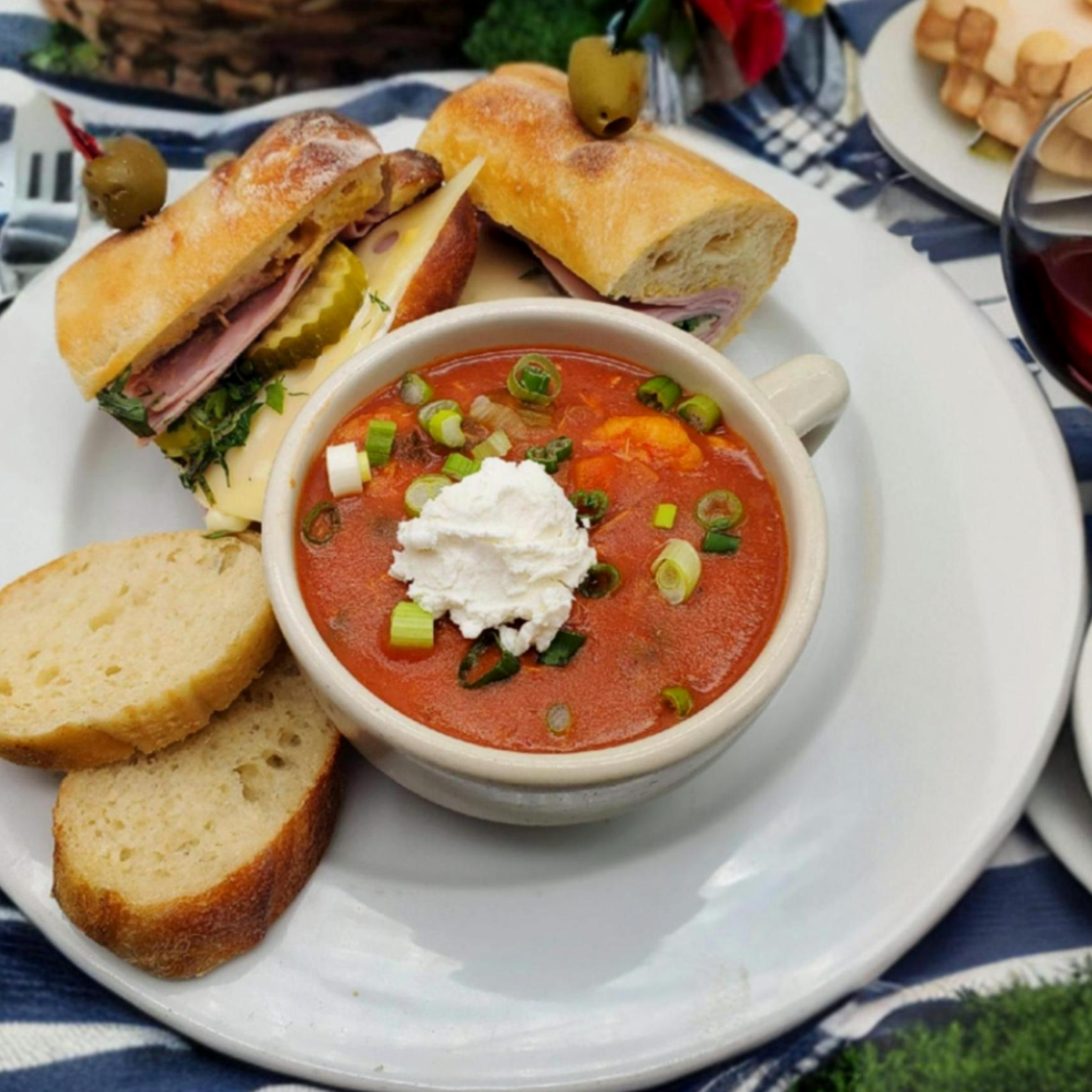 Big City Bread Cafe sandwiches and soup in Athens GA