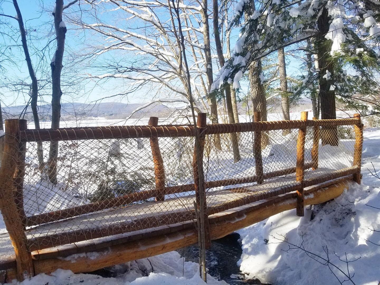 Enjoying these quiet wintery moments in nature ❄️ We are so thankful for the generosity towards our Go Fund Me page so far. Please help us to keep our efforts going by clicking the link in our bio ☝️🙏 #treemendous #webuildadventure #adventureawaits 