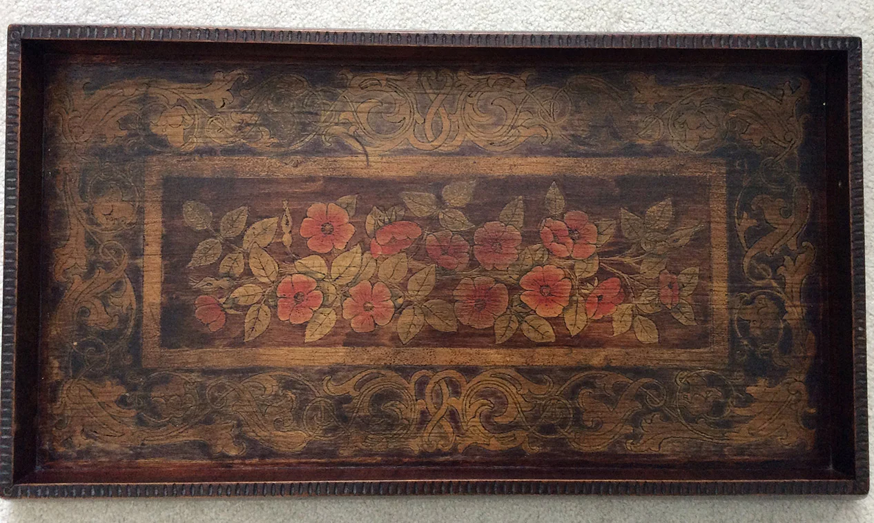 Carved tray