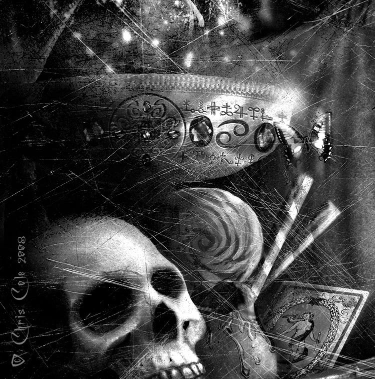 Happy Halloween! (Samhain!) Portion of an image from an old concert poster