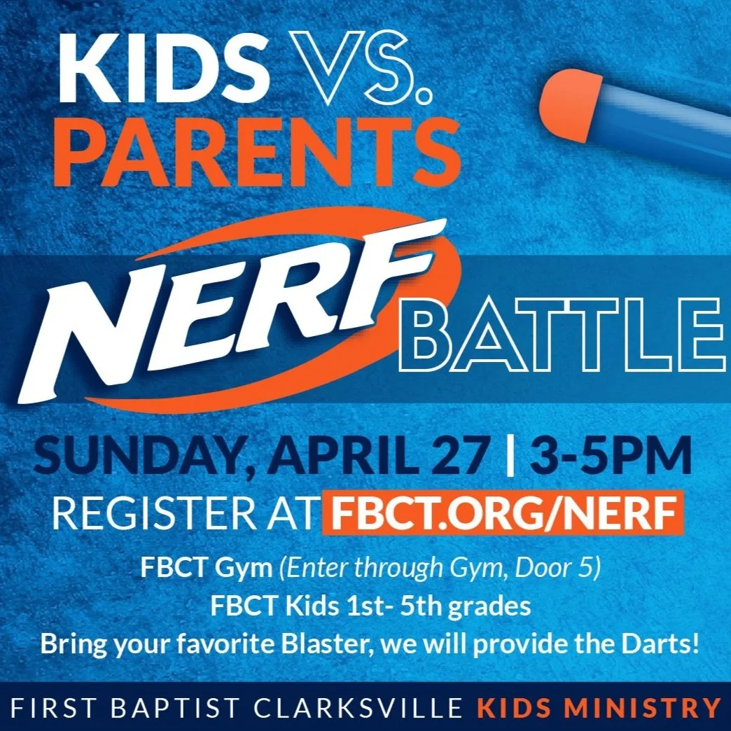 Kids vs. Parents Nerf Battle