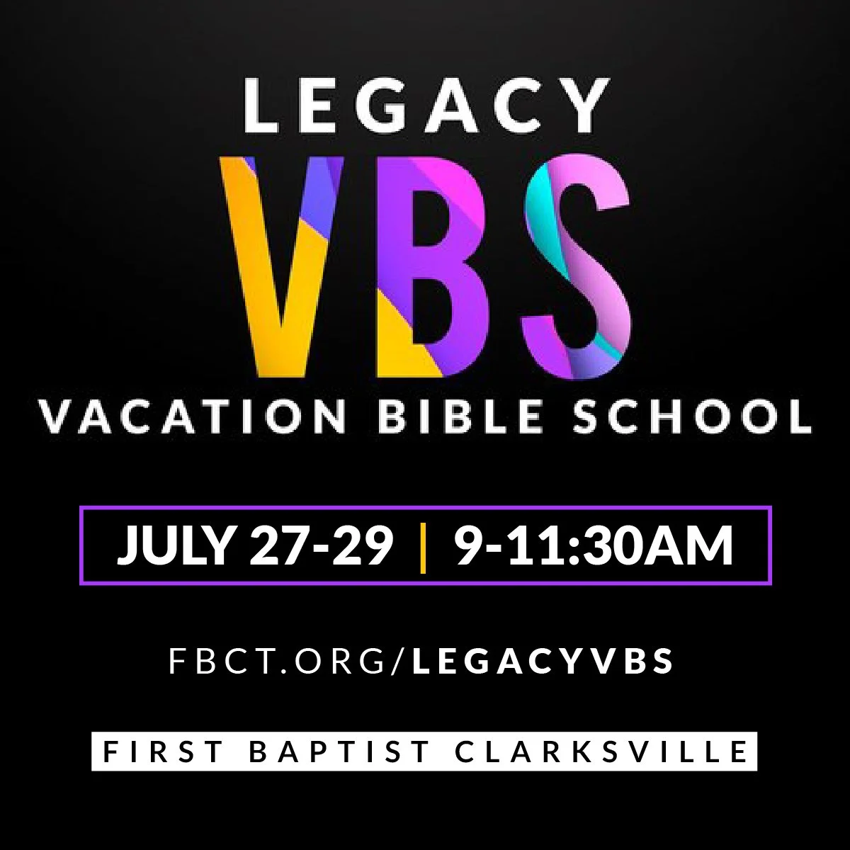 Legacy VBS: Day 3