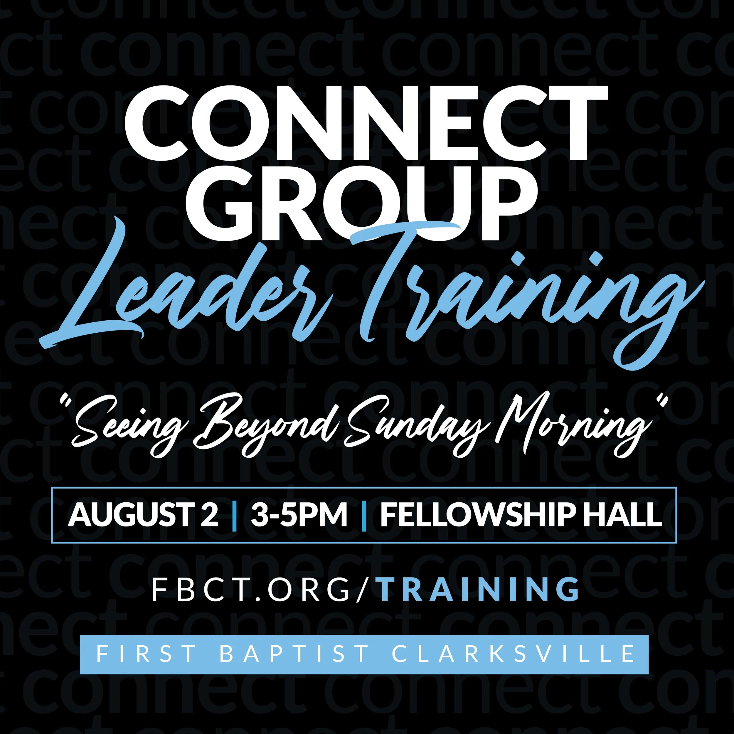 Connect Group Leader Training
