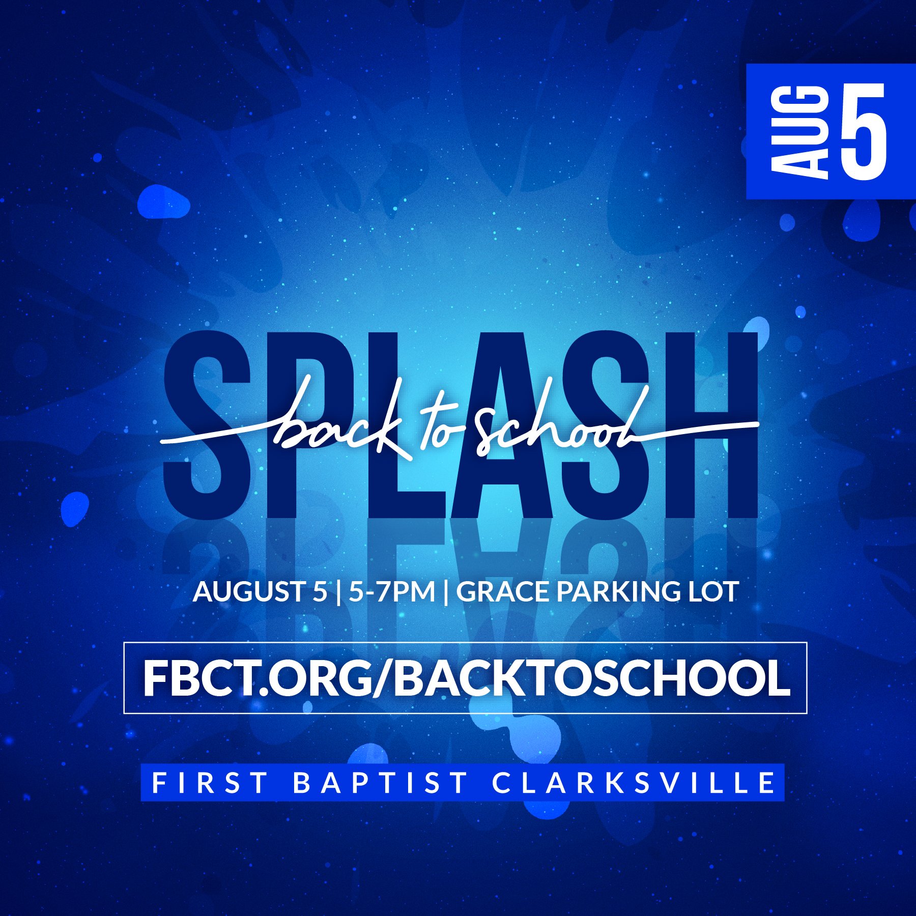 Back to School Splash