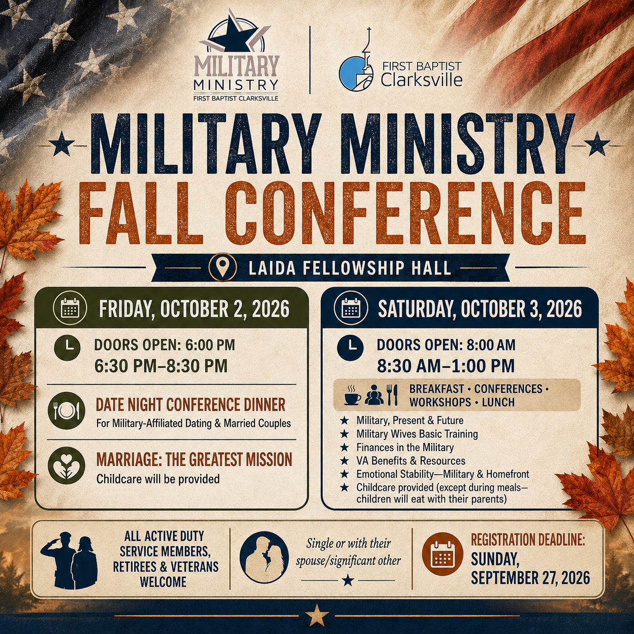Military Ministry Fall Conference Day 1