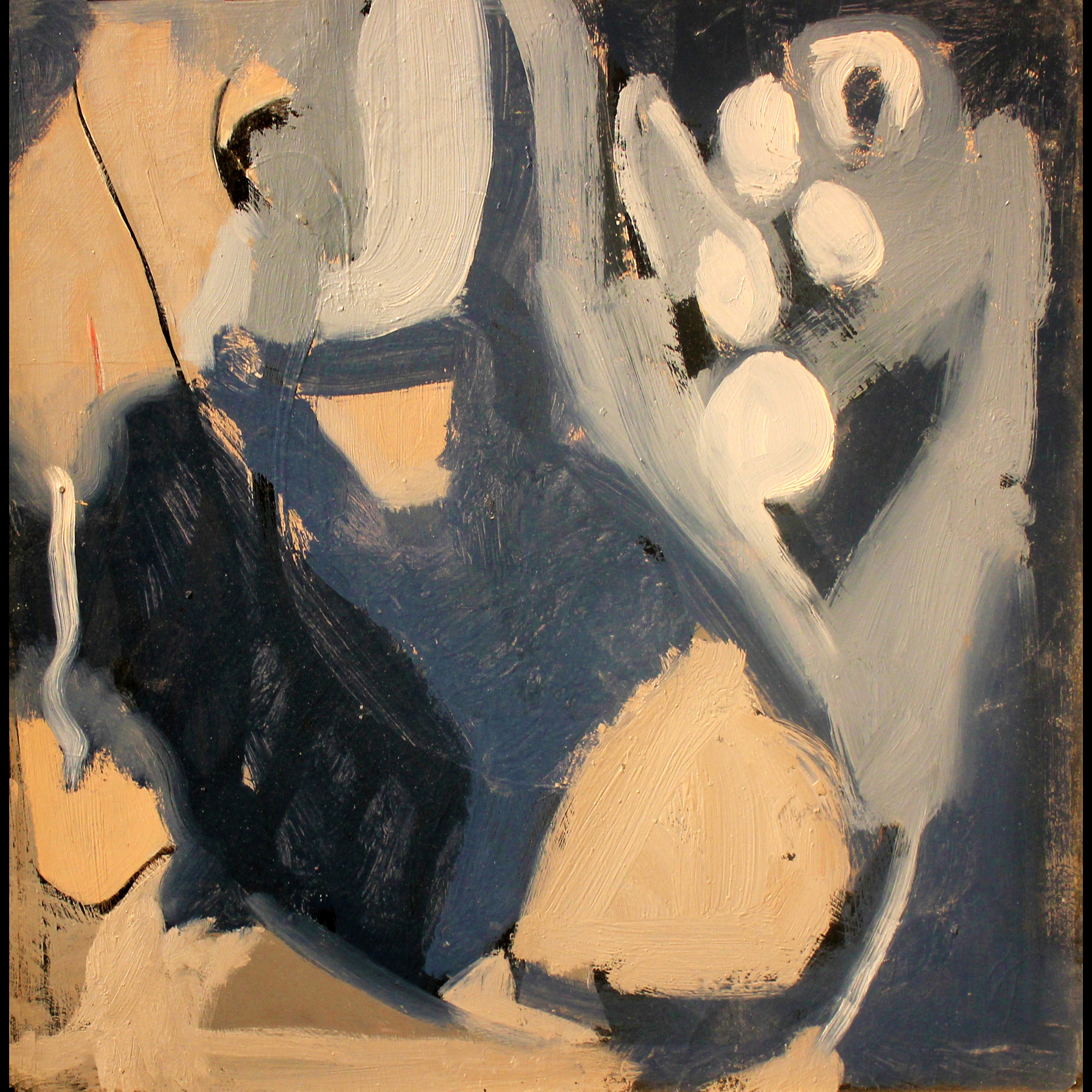    Tracking II,   2014, oil on panel, 38 x 38 cm. 