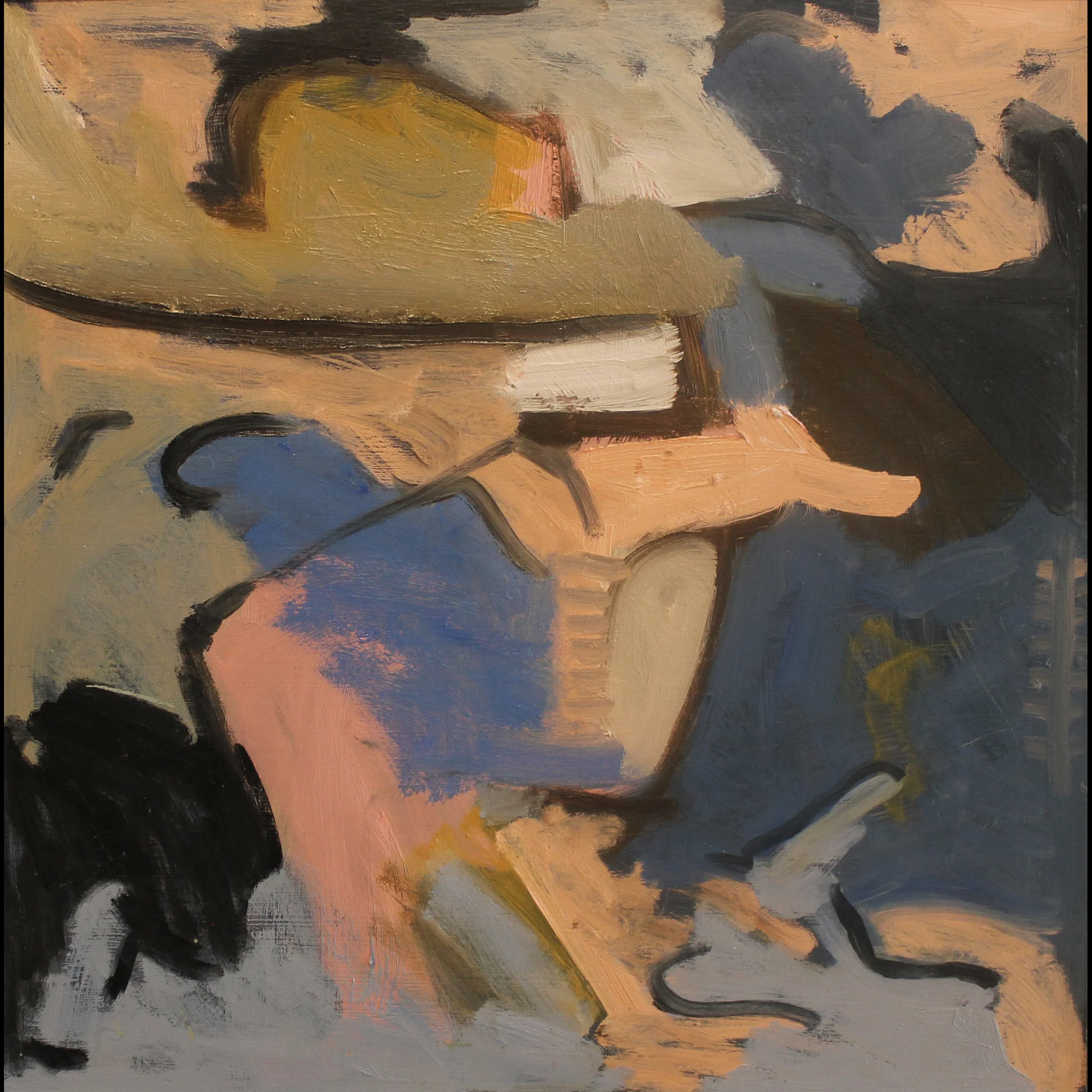    Lament,   2014, oil on panel, 38 x 38 cm. 