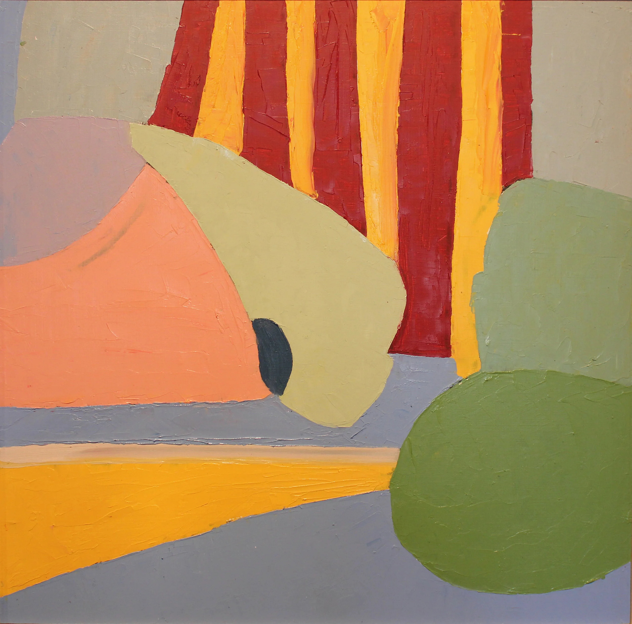    Gettysburg,   2015, oil on panel, 24 x 24 in. 