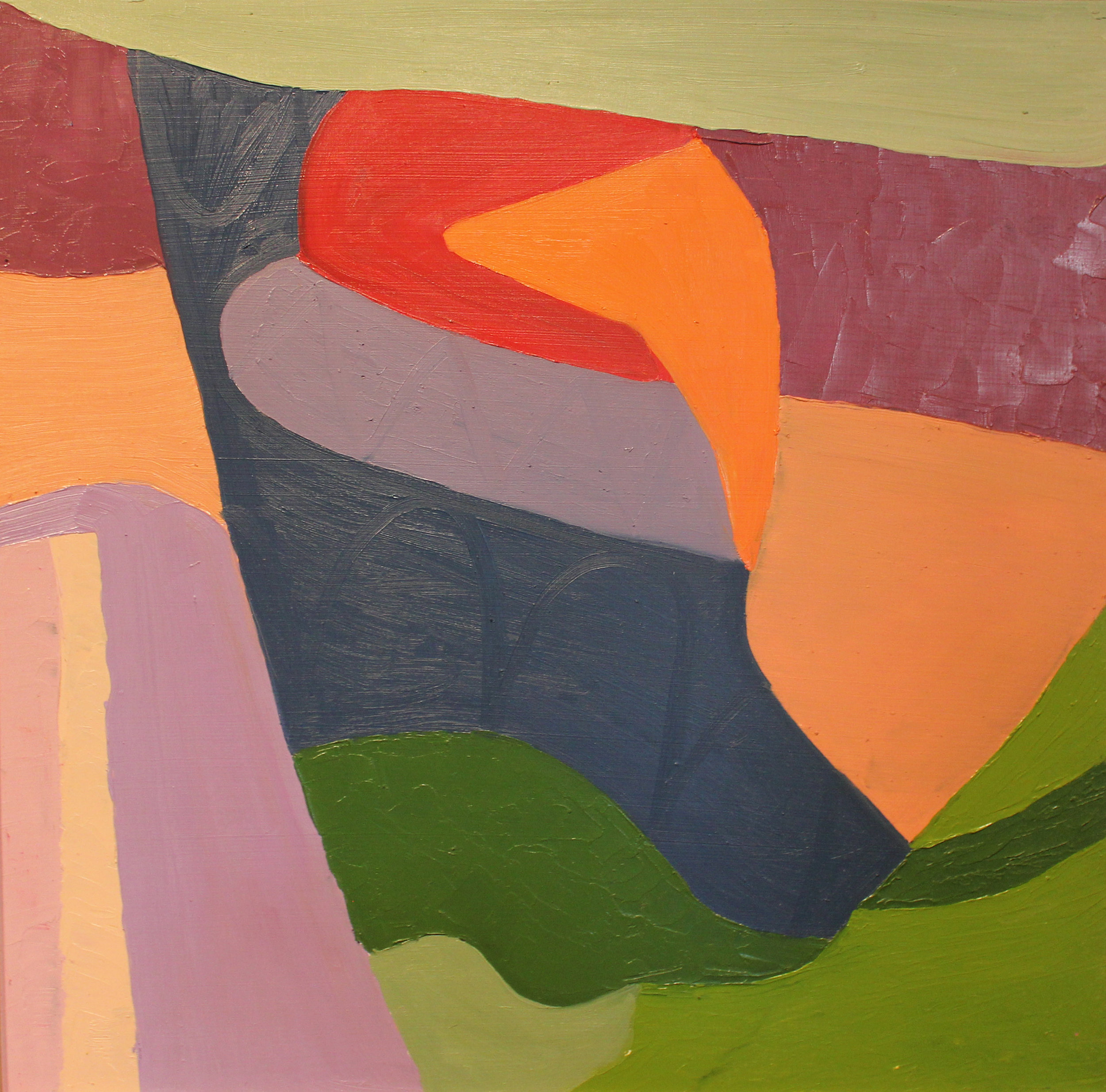    Somerset,   2015, oil on panel, 24 x 24 in.  