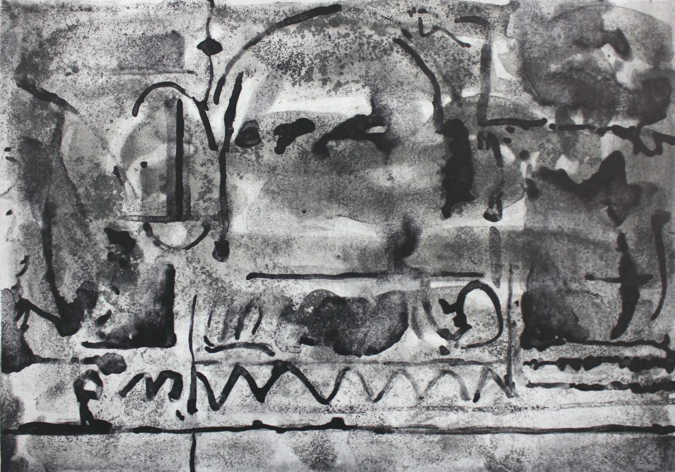    H.H.,   2017, lithograph, 16 x 20 in.  