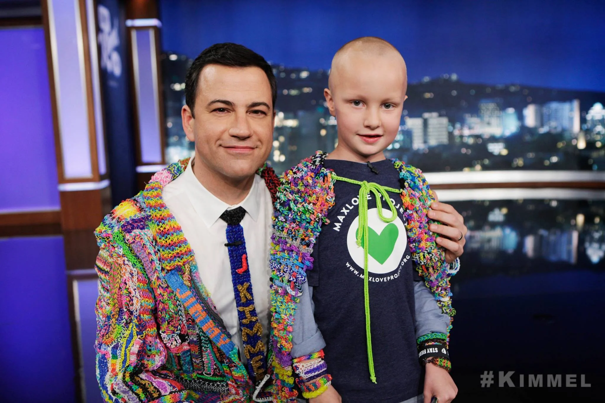 Max on Jimmy Kimmel Live, Feb. 2014
