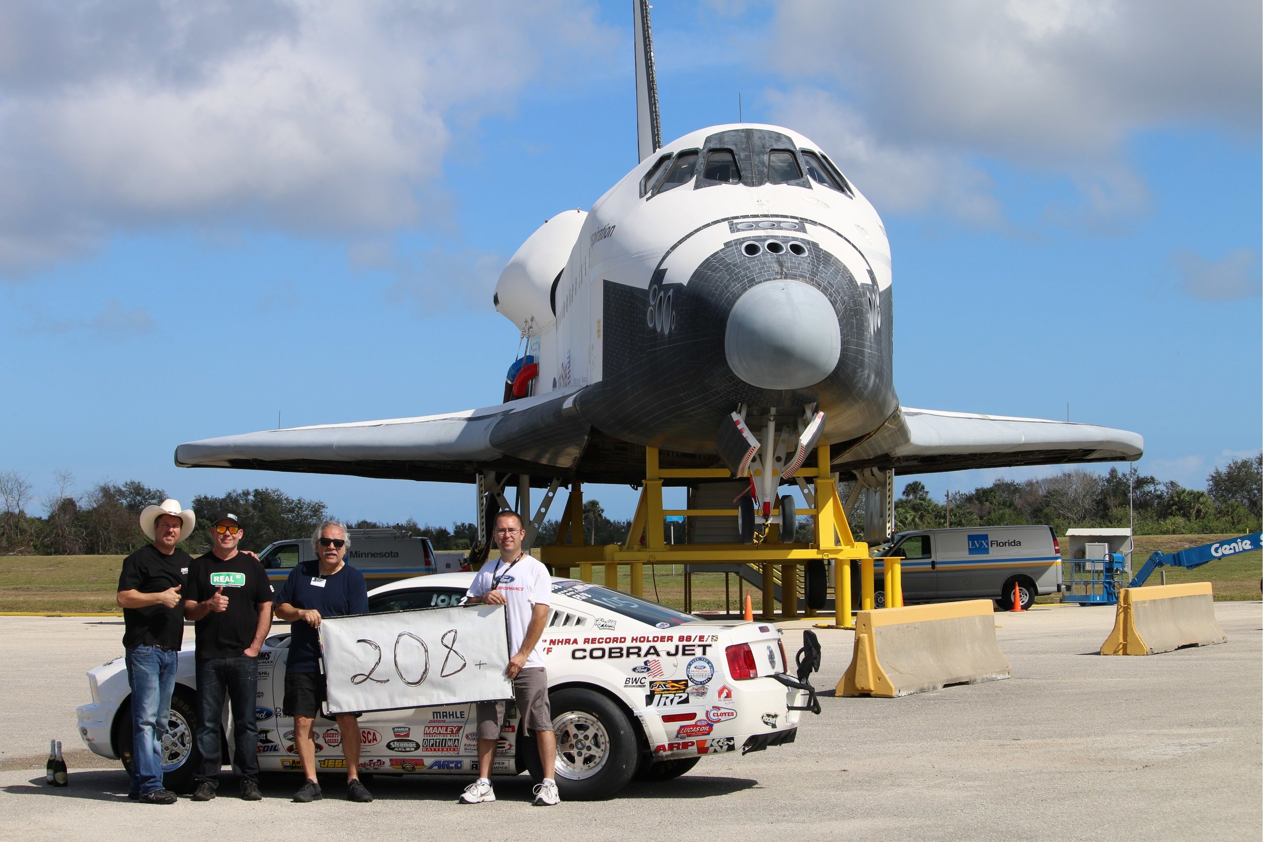 NHRA-Legal 2008 Ford Mustang Cobra Jet Resets Standing-Mile Record At 208+ MPH