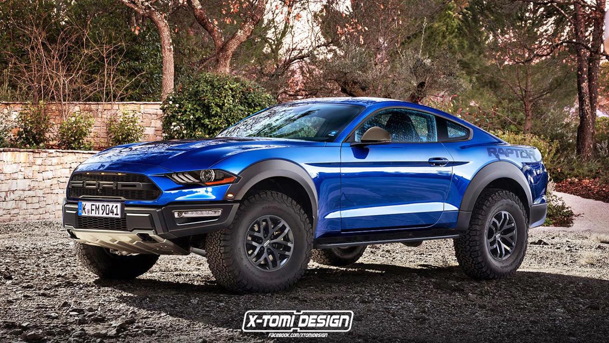 2018 Ford Mustang Raptor Rendering