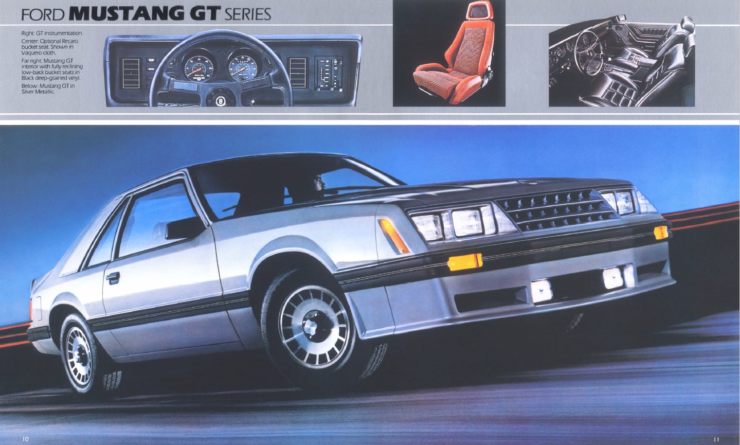 Posters & Prints Home Dcor 1982 Mustang GT specifications data24 ...