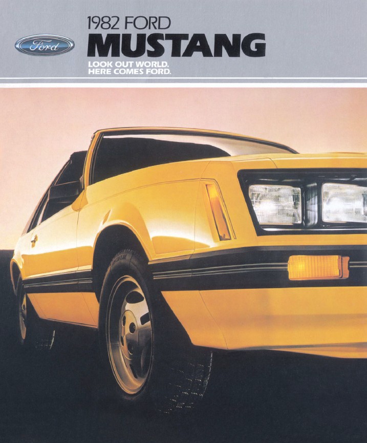 1981 FORD MUSTANG DLX COLOR CATALOG Brochure 16-pgs COBRA Mustang Ghia XLNT+ 