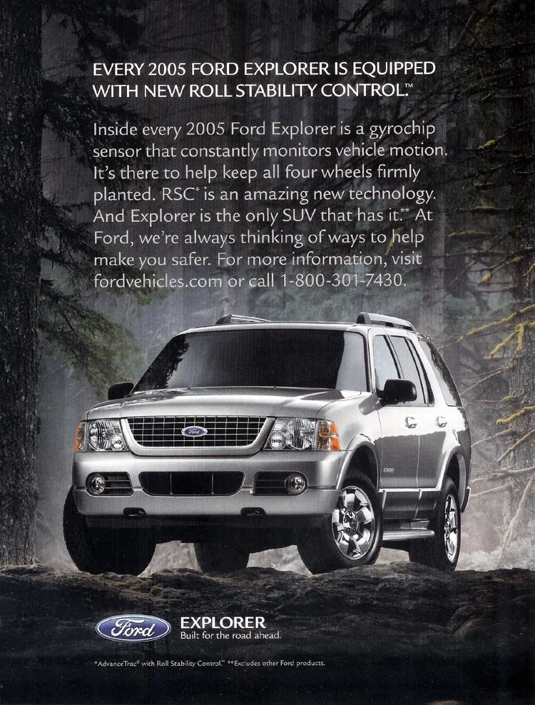 05 Ford Explorer Print Ad Stangbangers