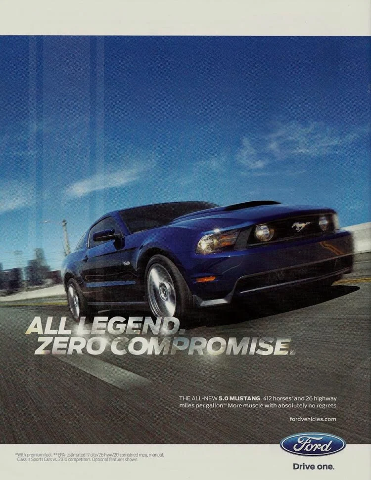 2011 Ford Mustang GT Print Ad
