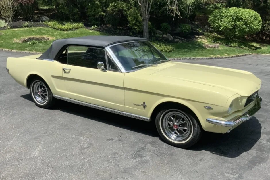 For Sale: 1965 Ford Mustang Convertible (Springtime Yellow, 289ci V8, 3-speed auto)