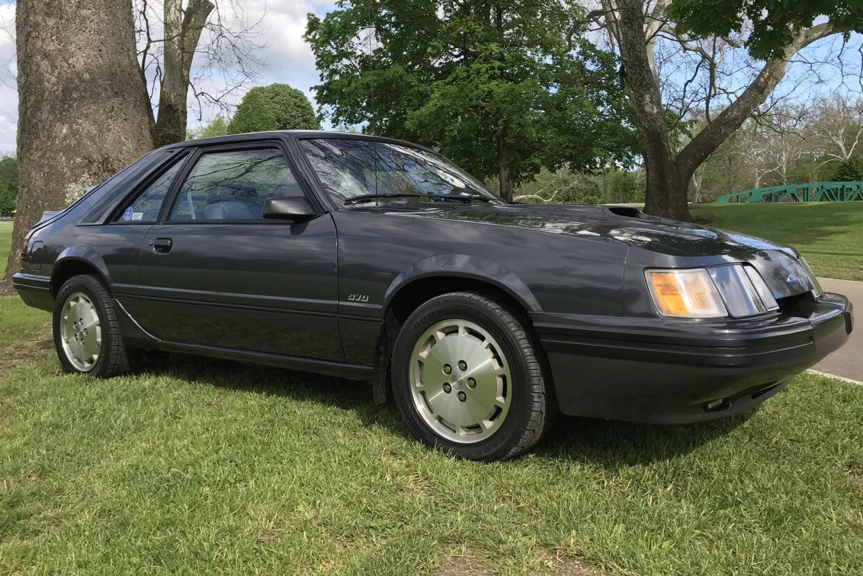 For Sale: 1984 Ford Mustang SVO (Dark Charcoal Metallic, turbo 2.3L inline-4, 5-speed)