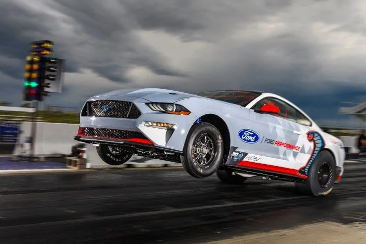 All-Electric Mustang Cobra Jet 1400 Prototype Exceeds Testing Target, Makes Public Debut At NHRA U.S. Nationals