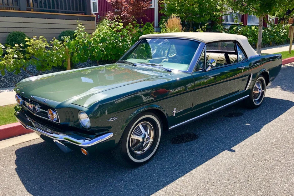 For Sale: 1965 Ford Mustang Convertible (Ivy Green, 289ci V8, 3-speed auto)